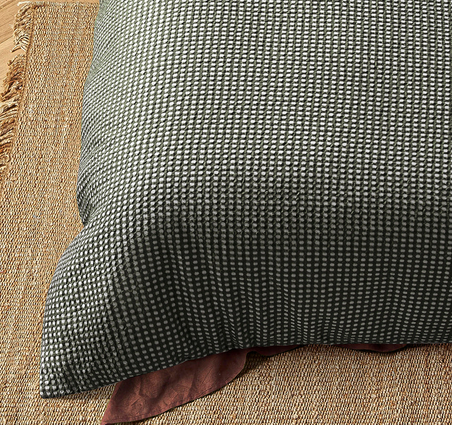Hokey Pokey Quilt Cover Set Range Green - Image 3