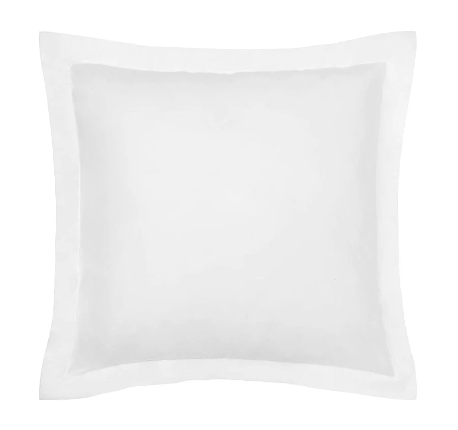 Hotel Deluxe European Tailored Pillowcase White