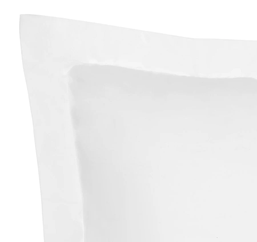 Hotel Deluxe European Tailored Pillowcase White - Image 2