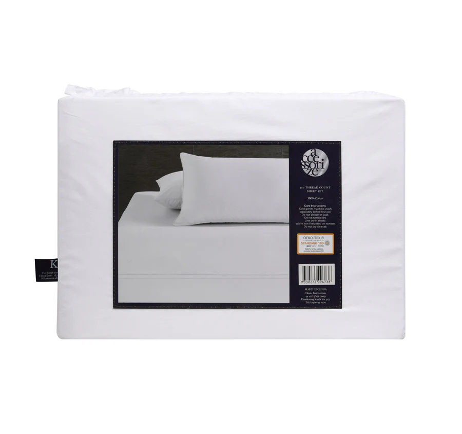 Hotel Deluxe Mega Sheet Set Range White - Image 6