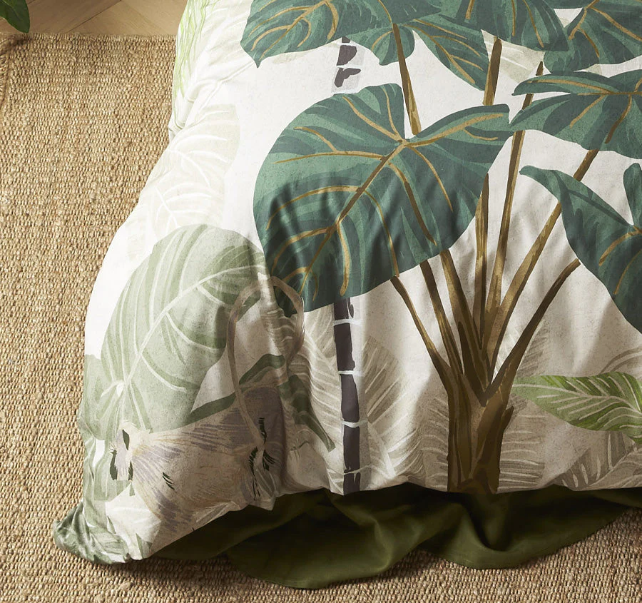 Monkey Palms Quilt Cover Set Range Multi - Image 3
