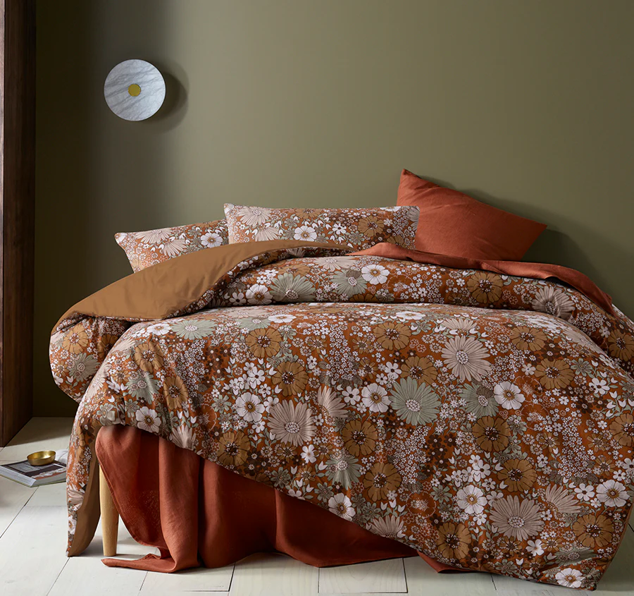 Rainbow Garden Quilt Cover Set Range Autumn