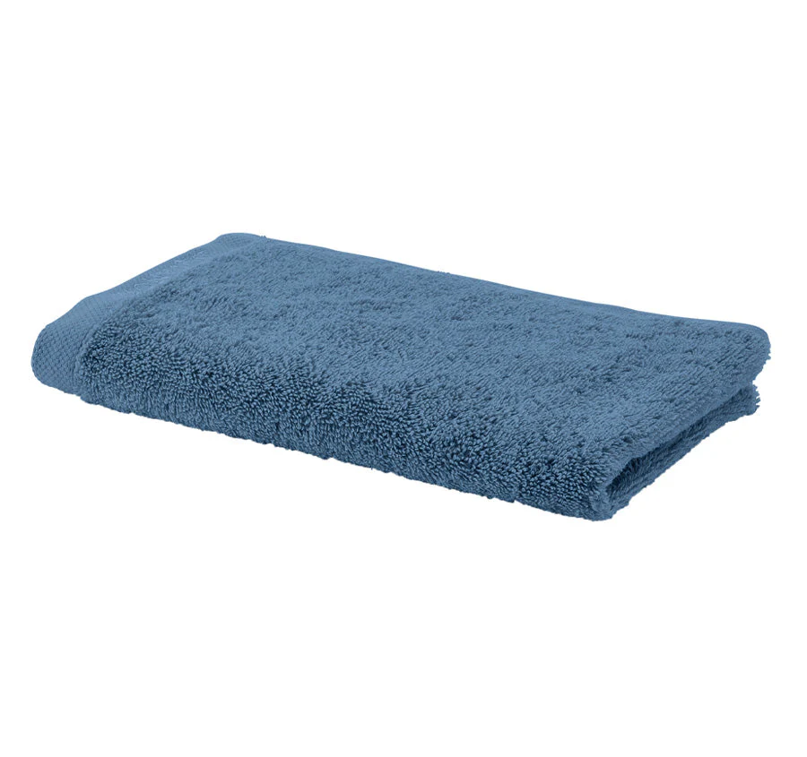 London 600GSM Egyptian Combed Cotton Bath Towel Range Denim - Image 4