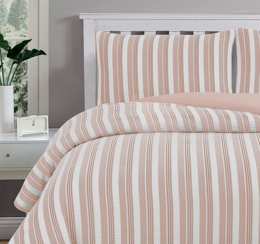 Cove Quilt Cover Set Range Rose Dust - Image 4