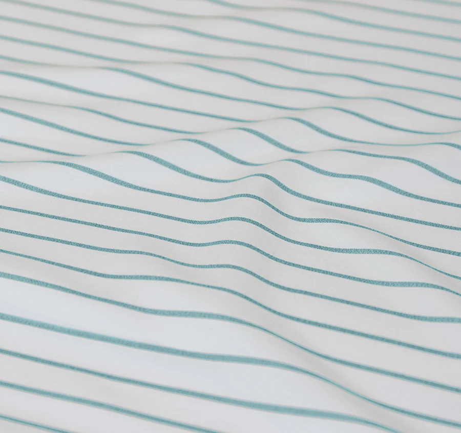 Frankie Stripe Quilt Cover Set Range Blue - Image 5
