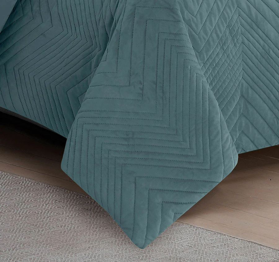 Hana Quilt Cover Set Range Stormy Sea - Image 3