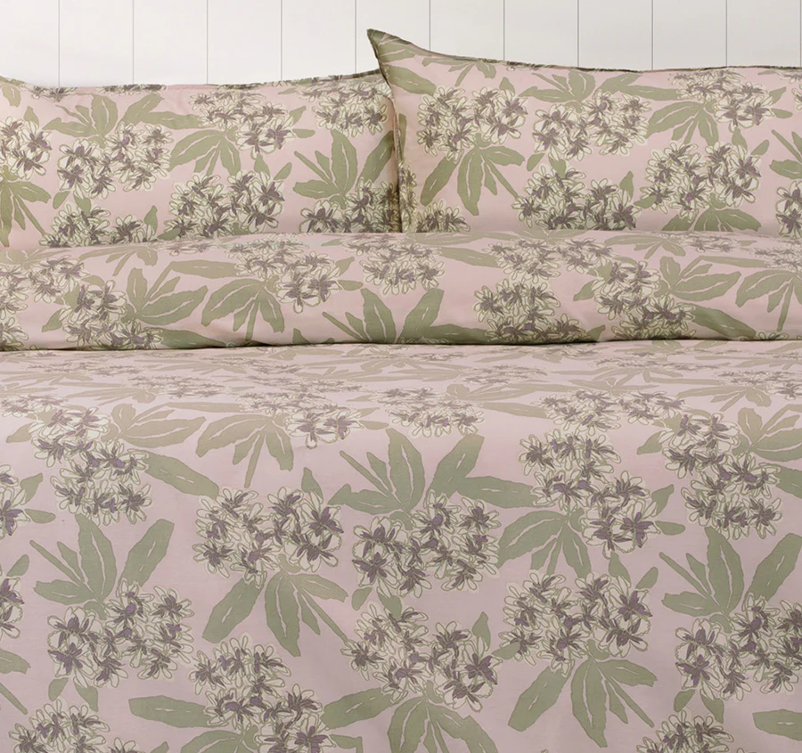 Jasmine Quilt Cover Set Range Elderberry - Image 4