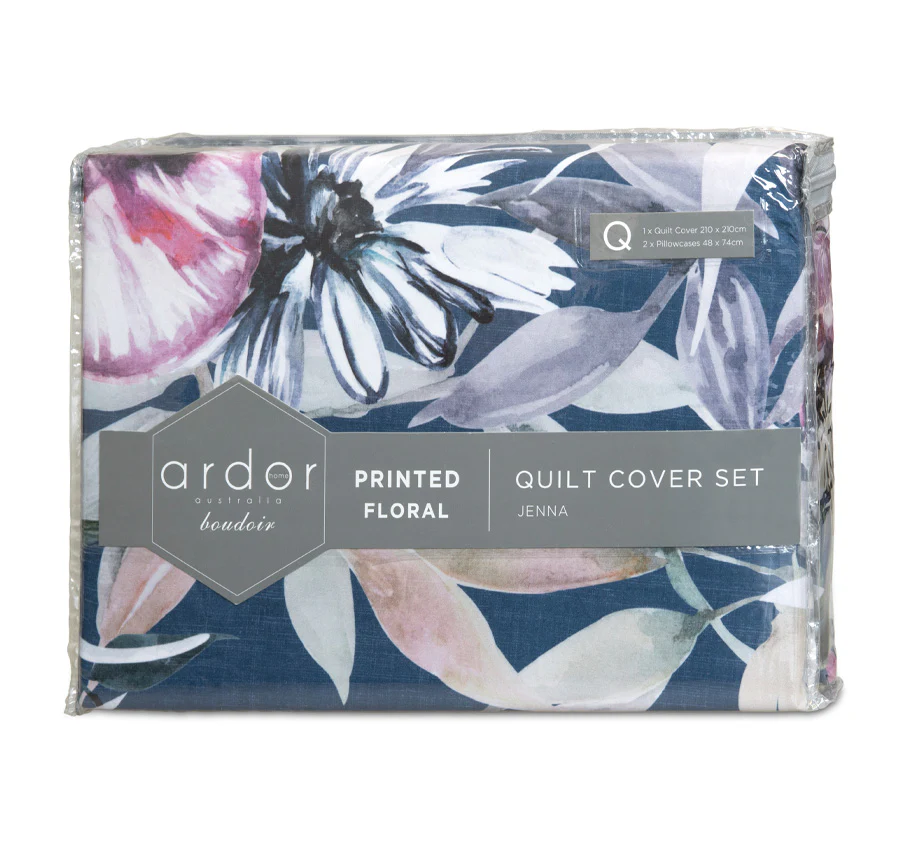 Jenna Quilt Cover Set Range Multi - Image 5