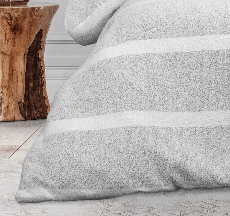 Liam Quilt Cover Set Range Grey - Image 3