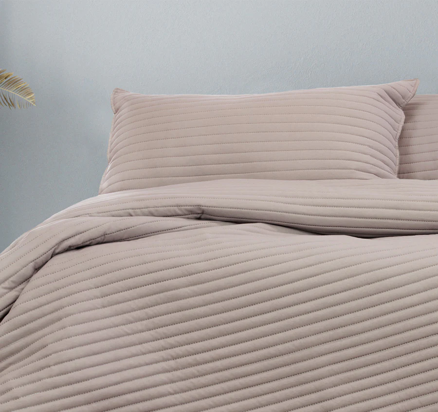 London Quilt Cover Set Range Bark - Image 4