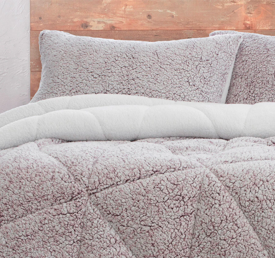 Melange Comforter Set Plum - Image 4