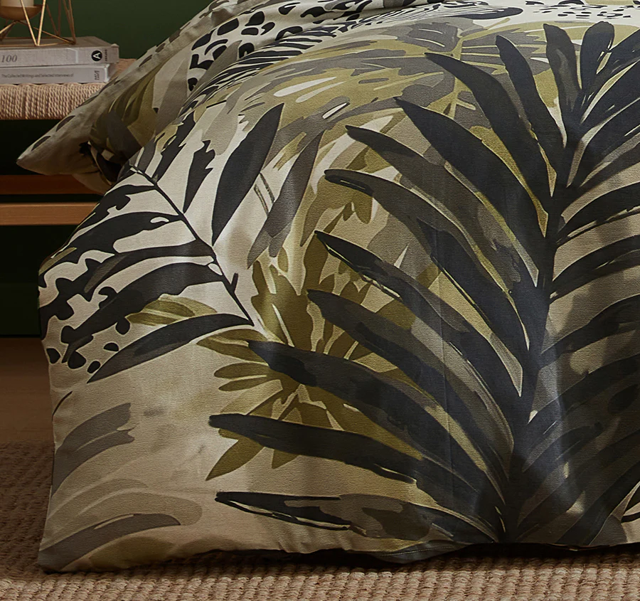 Meridith Quilt Cover Set Range Khaki - Image 3