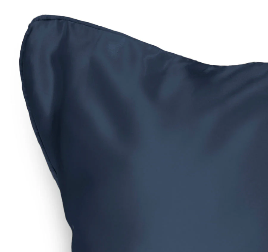 Silk Standard Pillowcase Navy - Image 4