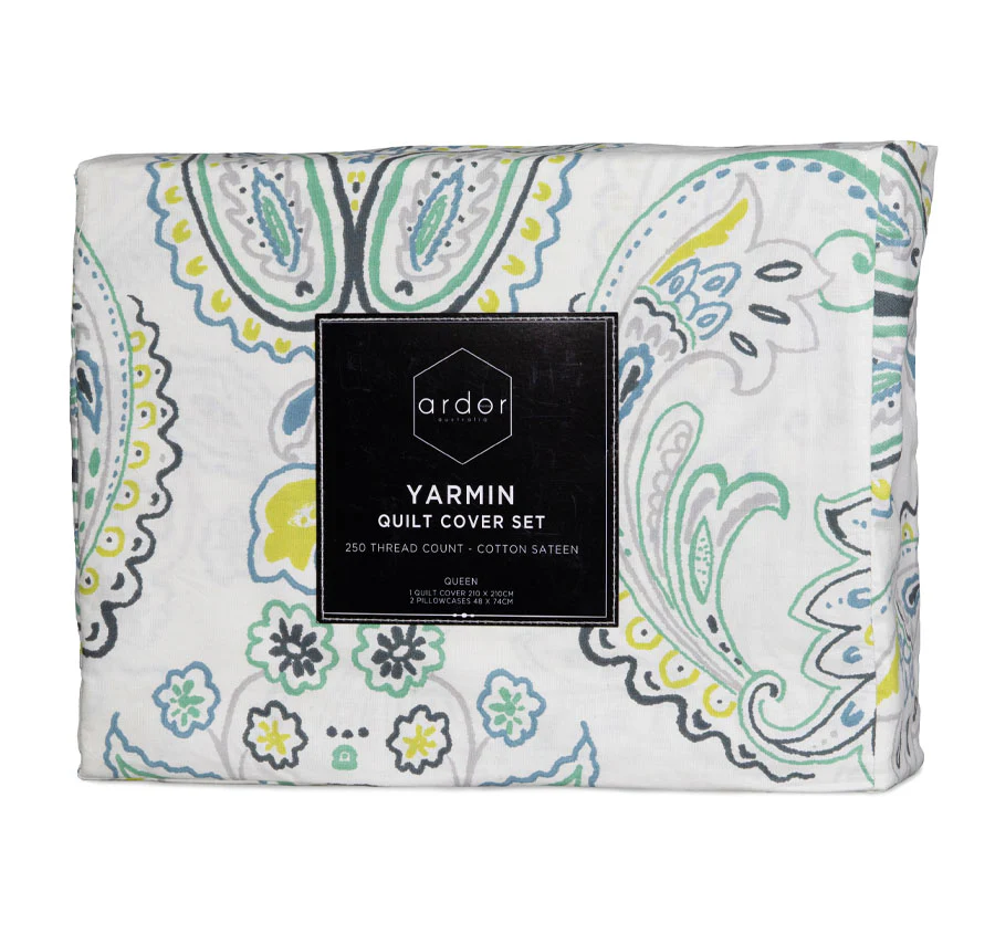 Yarmin Quilt Cover Set Range Multi - Image 5