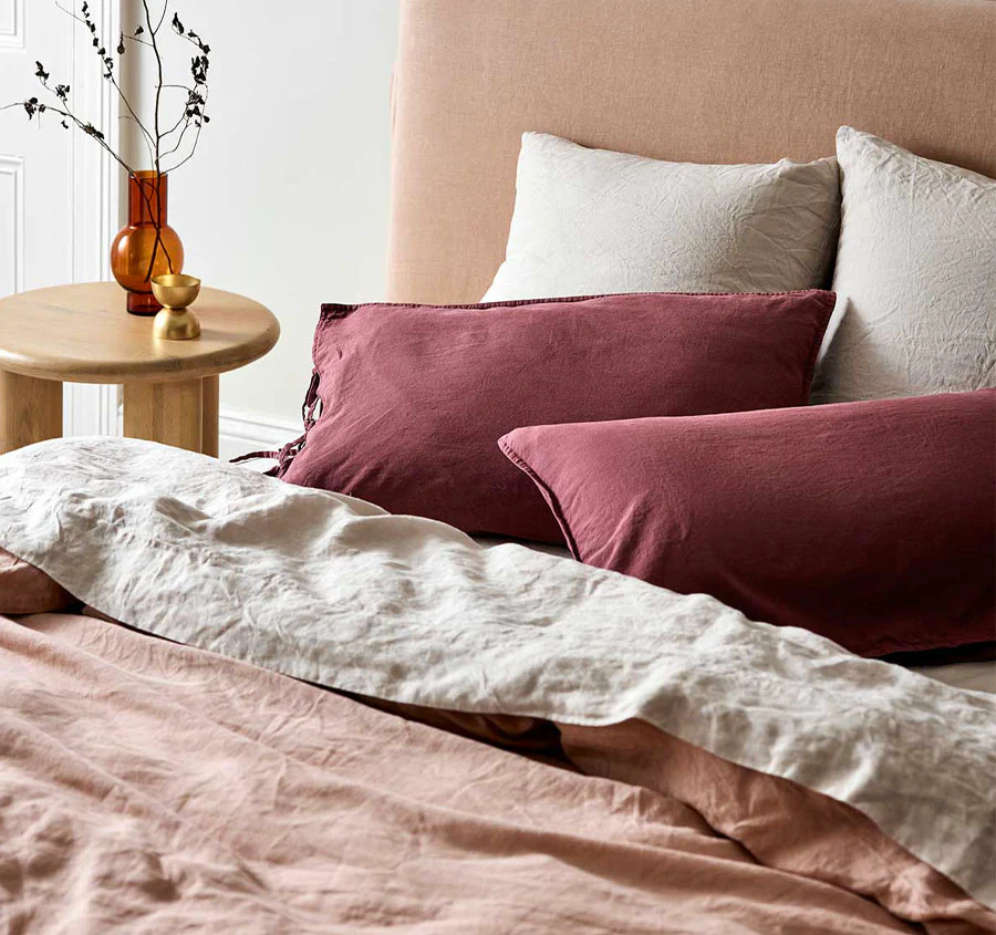Emile Quilt Cover Range Clay - Image 4