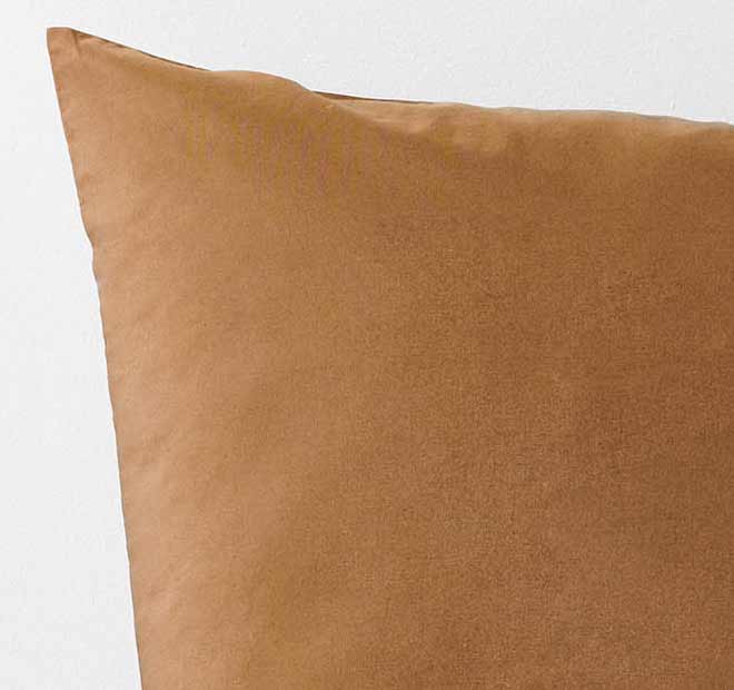 Halo Organic Cotton European Pillowcase Nutmeg - Image 2