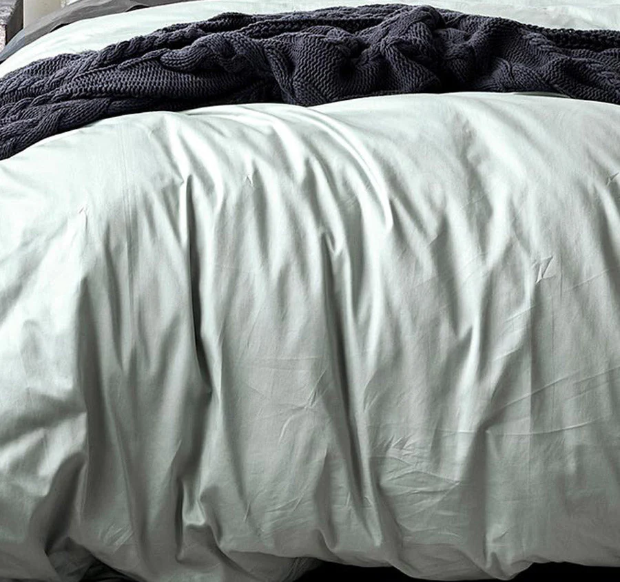Halo Organic Cotton Quilt Cover Range Mist - Image 2
