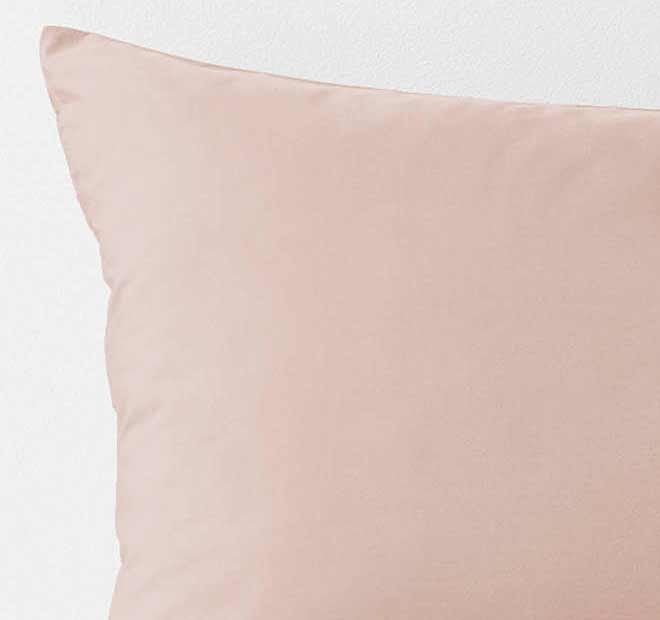 Halo Organic Cotton Standard Pillowcase Rosewater - Image 2