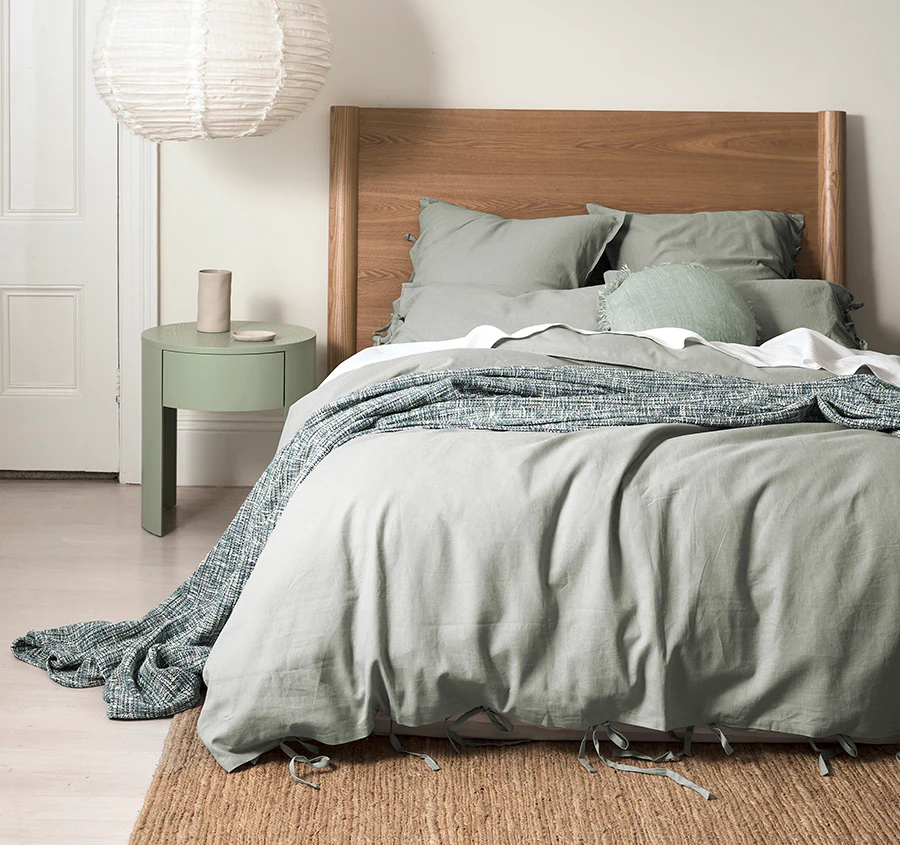 Hutton Bed Cover Azure - Image 3