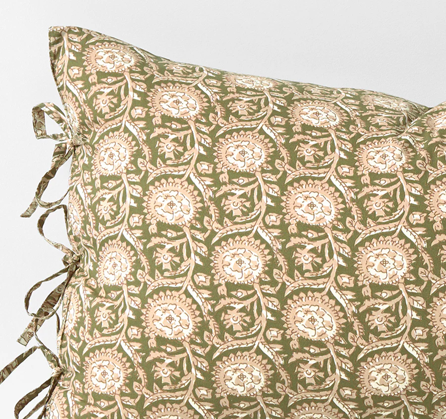 Jaipur Standard Pillowcase Olive - Image 2