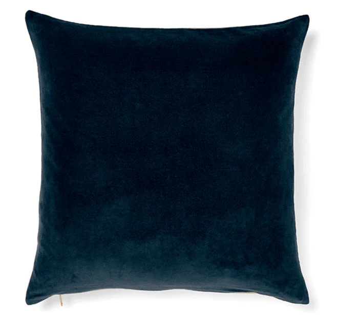 Luxury Velvet 50x50cm Filled Cushion Slate - Image 3