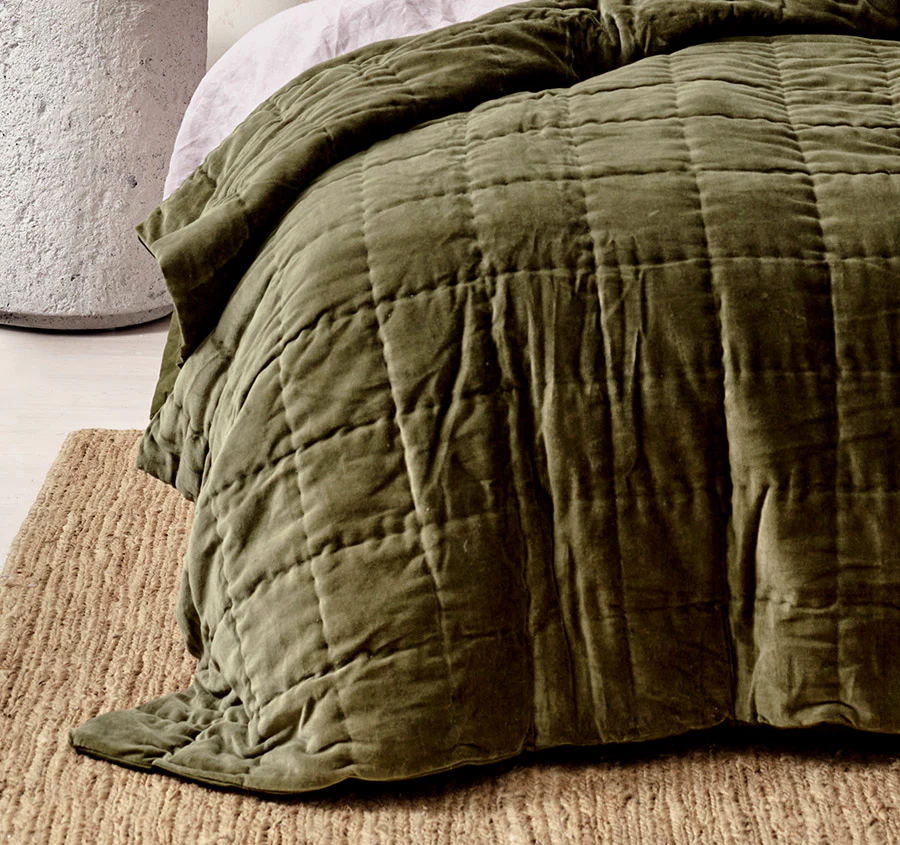 Luxury Velvet Coverlet Caper - Image 3