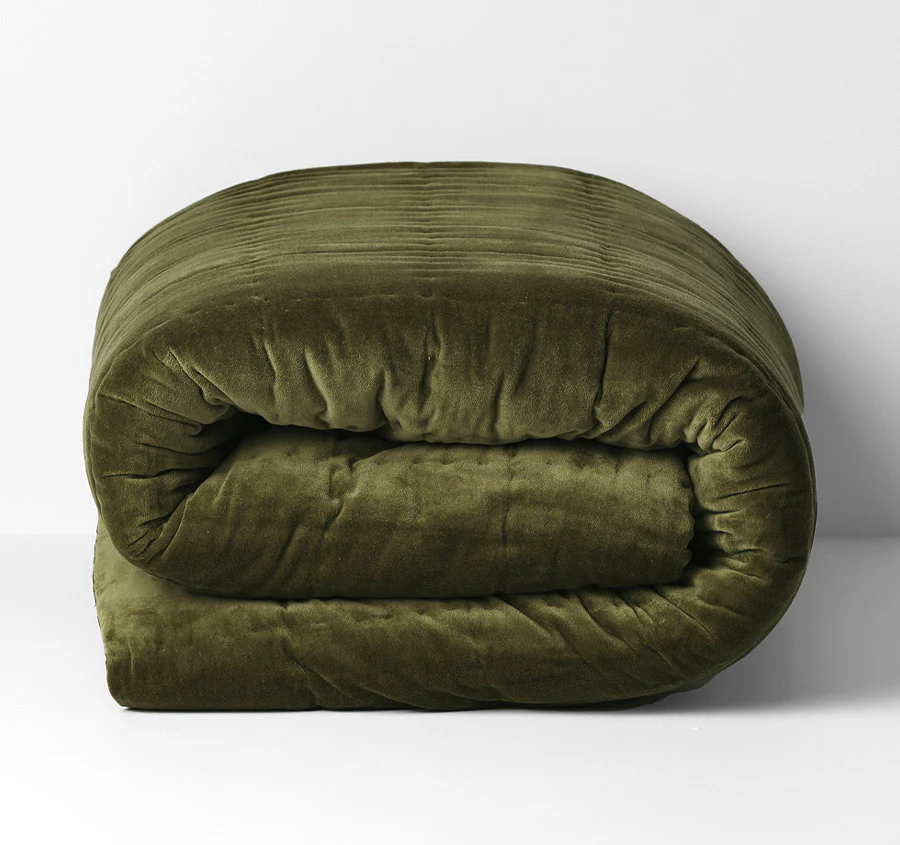 Luxury Velvet Coverlet Caper - Image 5