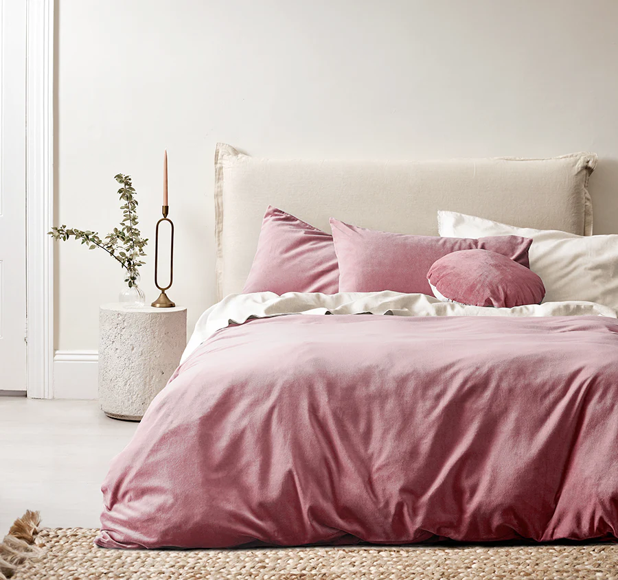 Luxury Velvet Quilt Cover Range Orchid