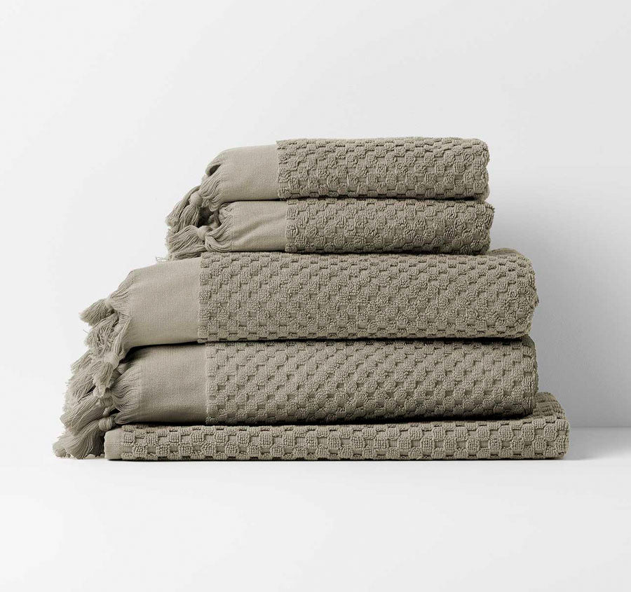 Milos 650GSM Cotton Bath Towel Range Feather - Image 7