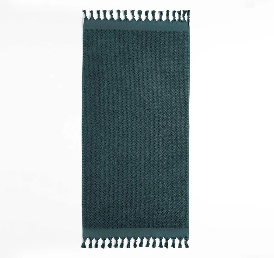 Milos 650GSM Cotton Bath Towel Range Slate - Image 3