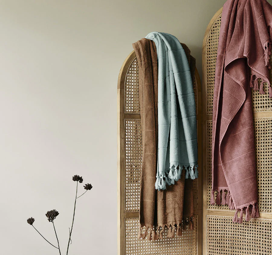 Paros 580GSM Cotton Bath Towel Range Caramel - Image 6