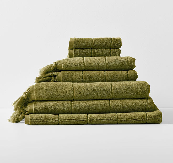 Paros 840GSM Cotton Bath Mat Olive - Image 3