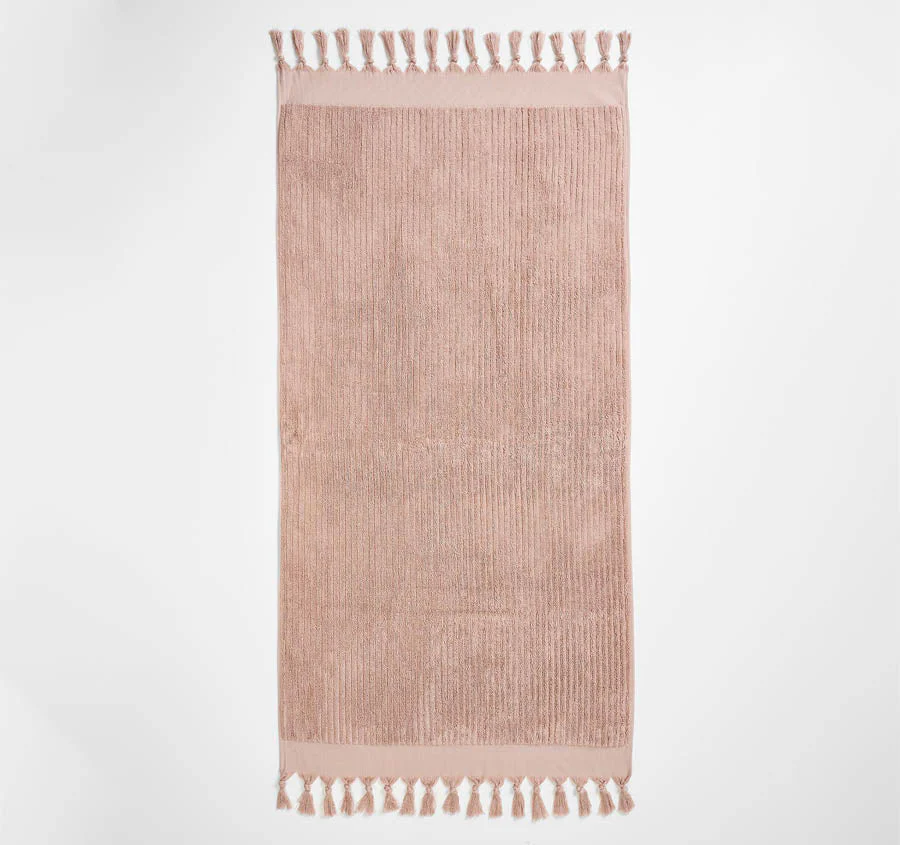 Paros Rib 580GSM Cotton Bath Towel Range Shell - Image 3