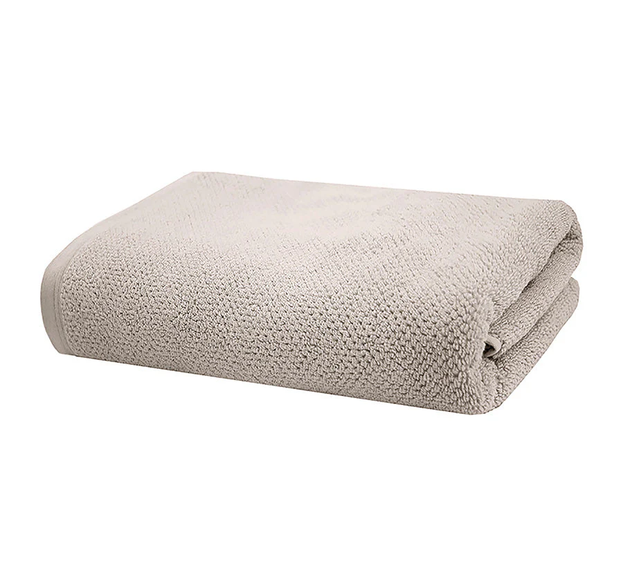 Angove 2 Piece 600GSM Cotton Bath Sheet Set Pebble - Image 2