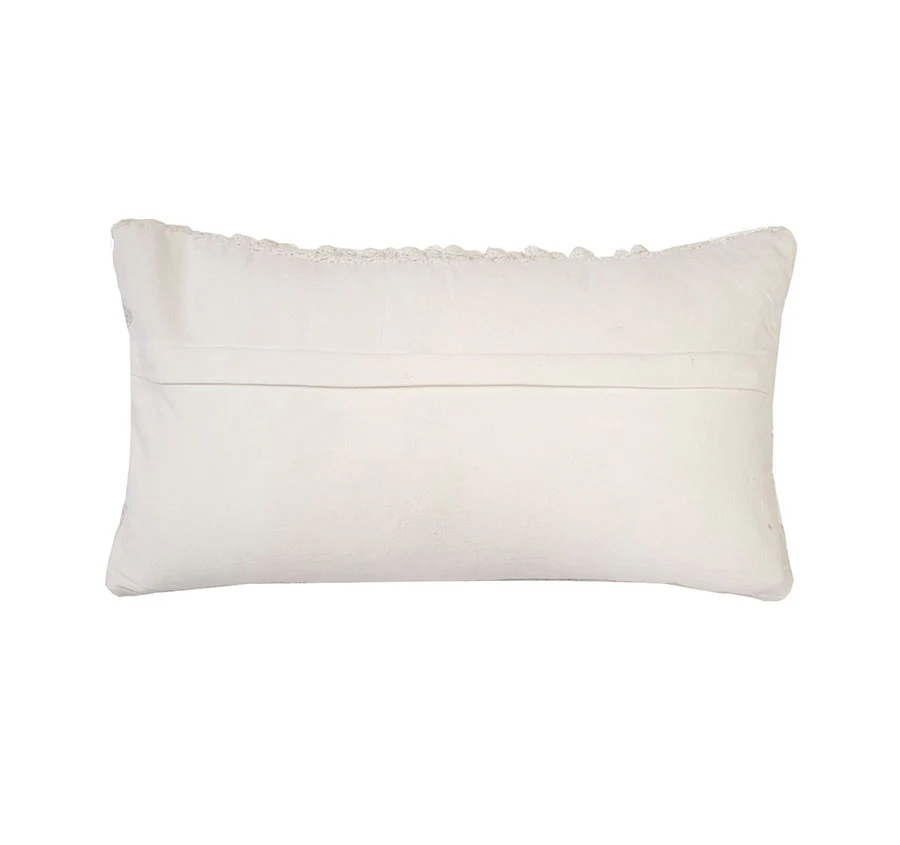 Bridget 30x60cm Filled Cushion Ivory - Image 3