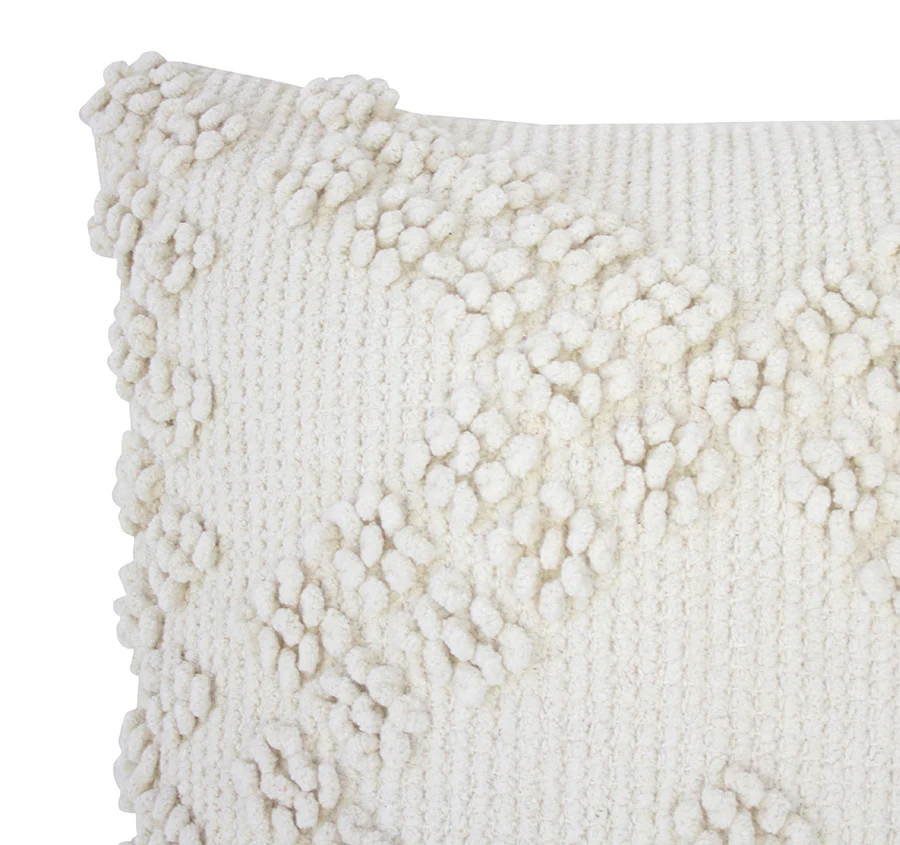 Bronte 50x50cm Filled Cushion Ivory - Image 2
