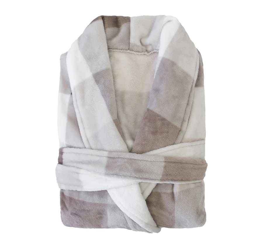 Charlie Ultraplush Bathrobe Range Nougat - Image 3