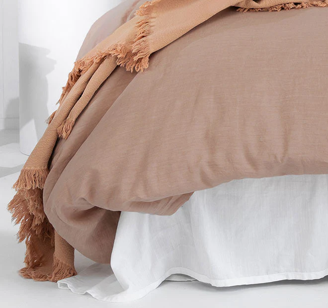 French Linen Quilt Cover Set Range Tea Rose - Image 3