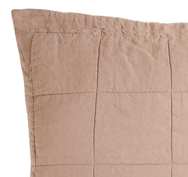 French Linen Standard Pillowsham Tea Rose - Image 2