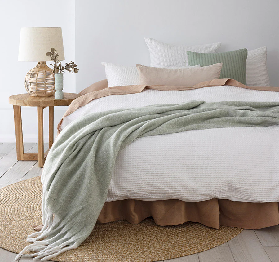 Melville Quilt Cover Set Range White