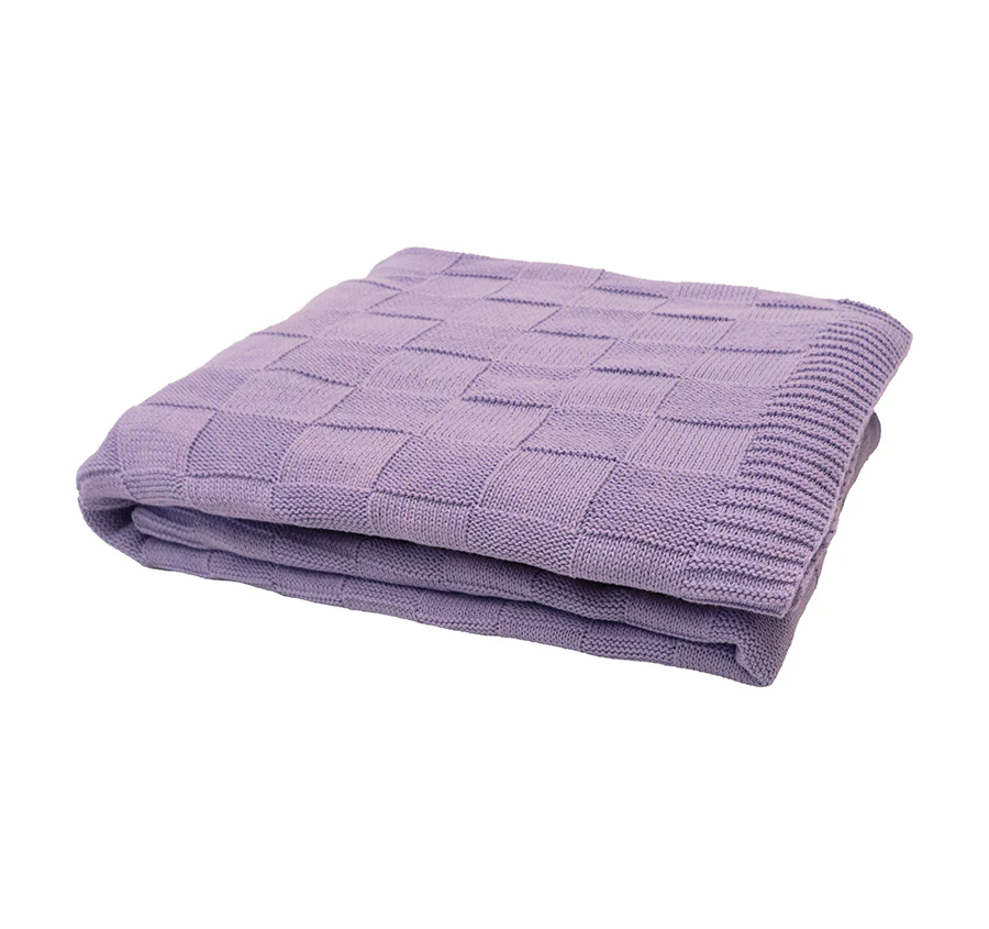 Solomon 130x200cm Throw Rug Lilac - Image 2