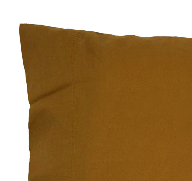 Temple Organic Cotton Mega Sheet Set Range Tobacco - Image 3