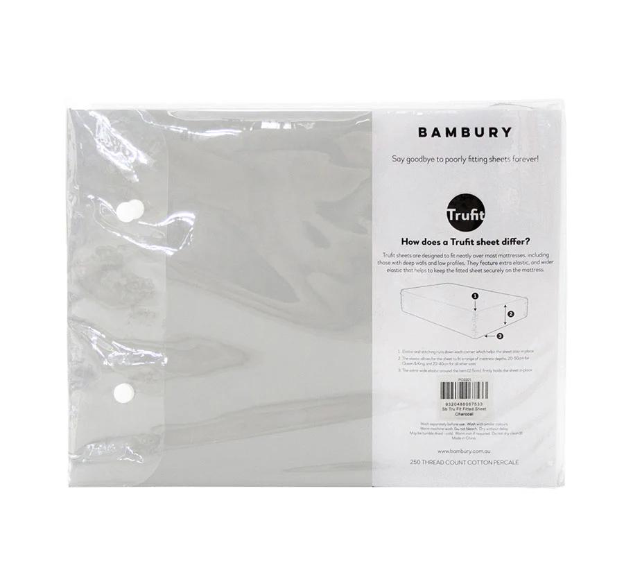 Trufit Fitted Sheet Range Silver - Image 4