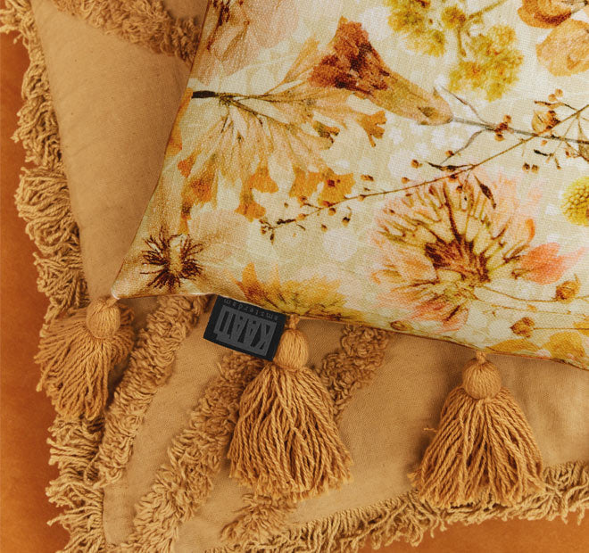 Wildflower 30x50cm Filled Cushion Yellow - Image 3