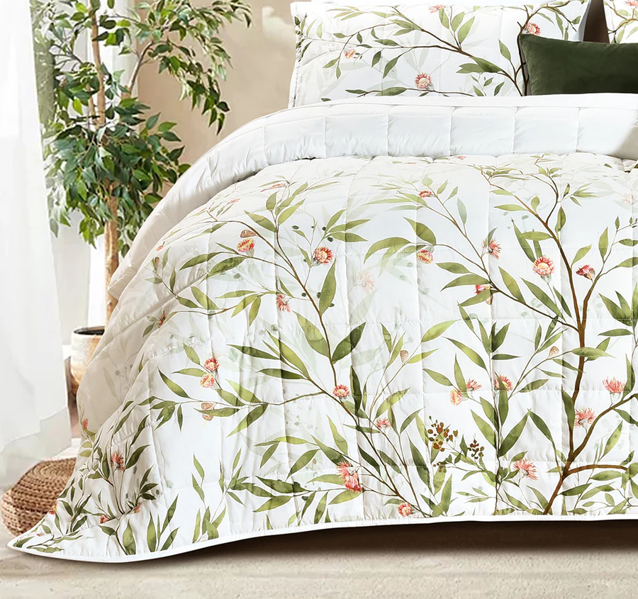 Corymbia Coverlet Set Range White - Image 3