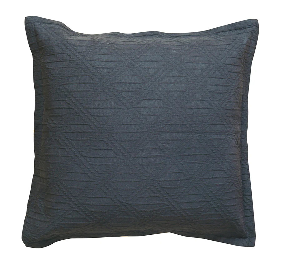 Hallston European Pillowcase Charcoal