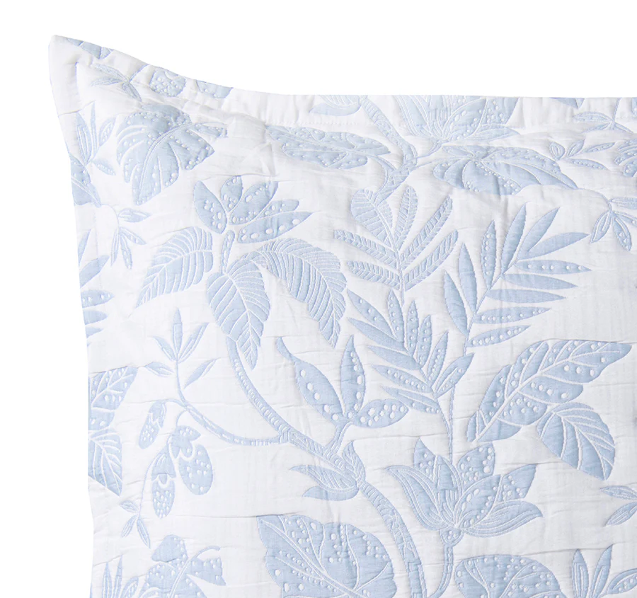 Laurieton European Pillowcase Blue - Image 2
