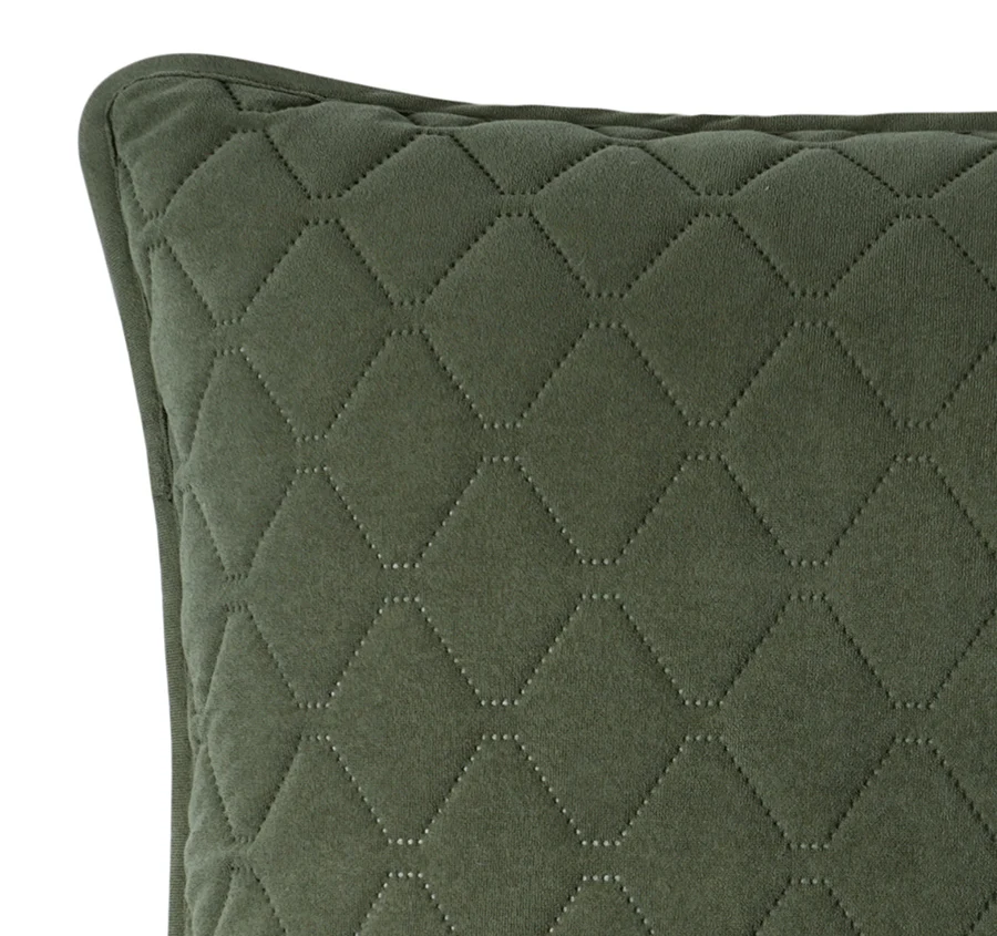 Lester 43x43cm Filled Cushion Olive - Image 2