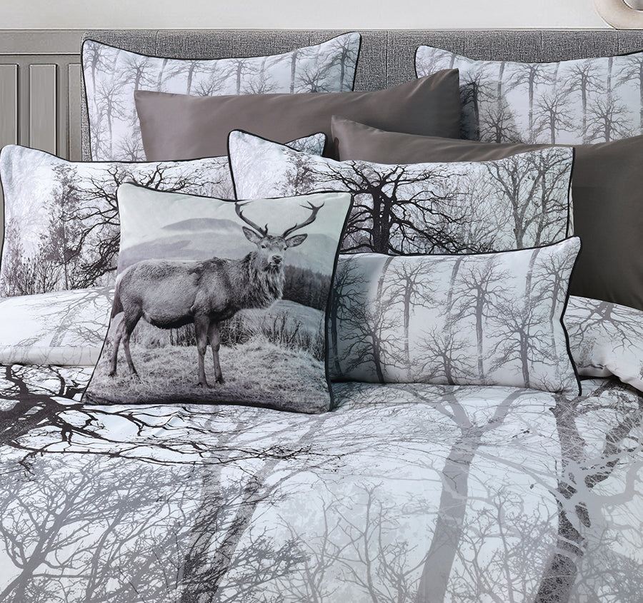 Myrtleford Quilt Cover Set Range Grey - Image 4