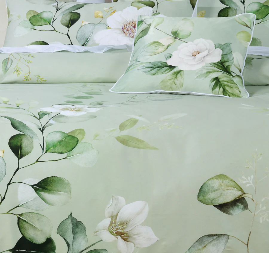 Salisbury Quilt Cover Set Range Sage - Image 2